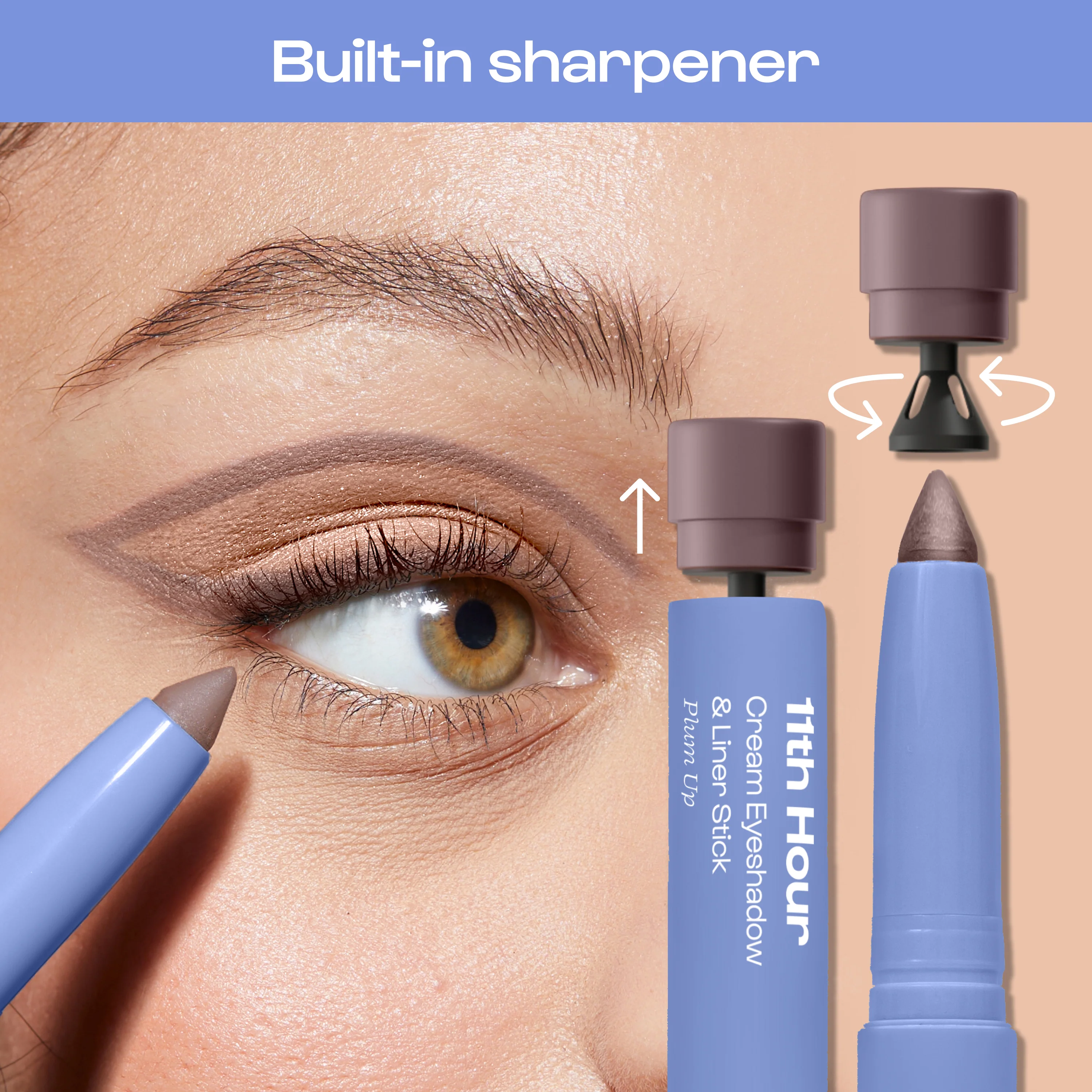 11th Hour Cream Eyeshadow & Liner Stick - Bronze Medal - Image 6
