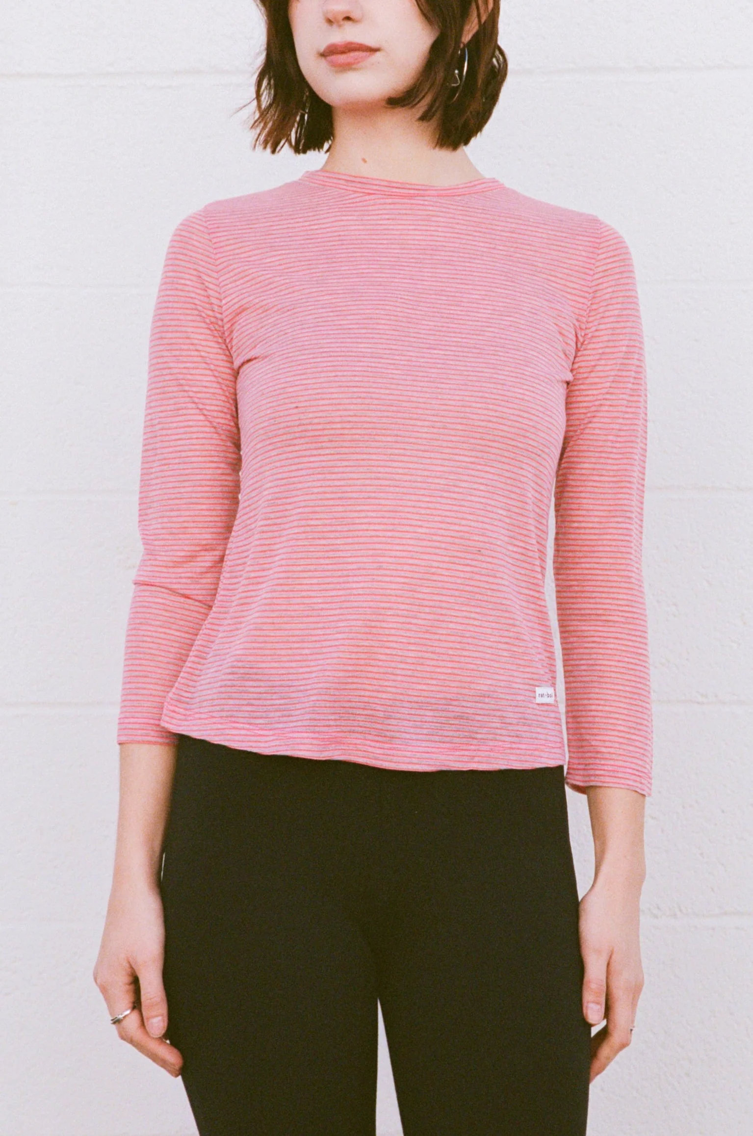 3/4 Sleeve Top - Lychee - Image 2