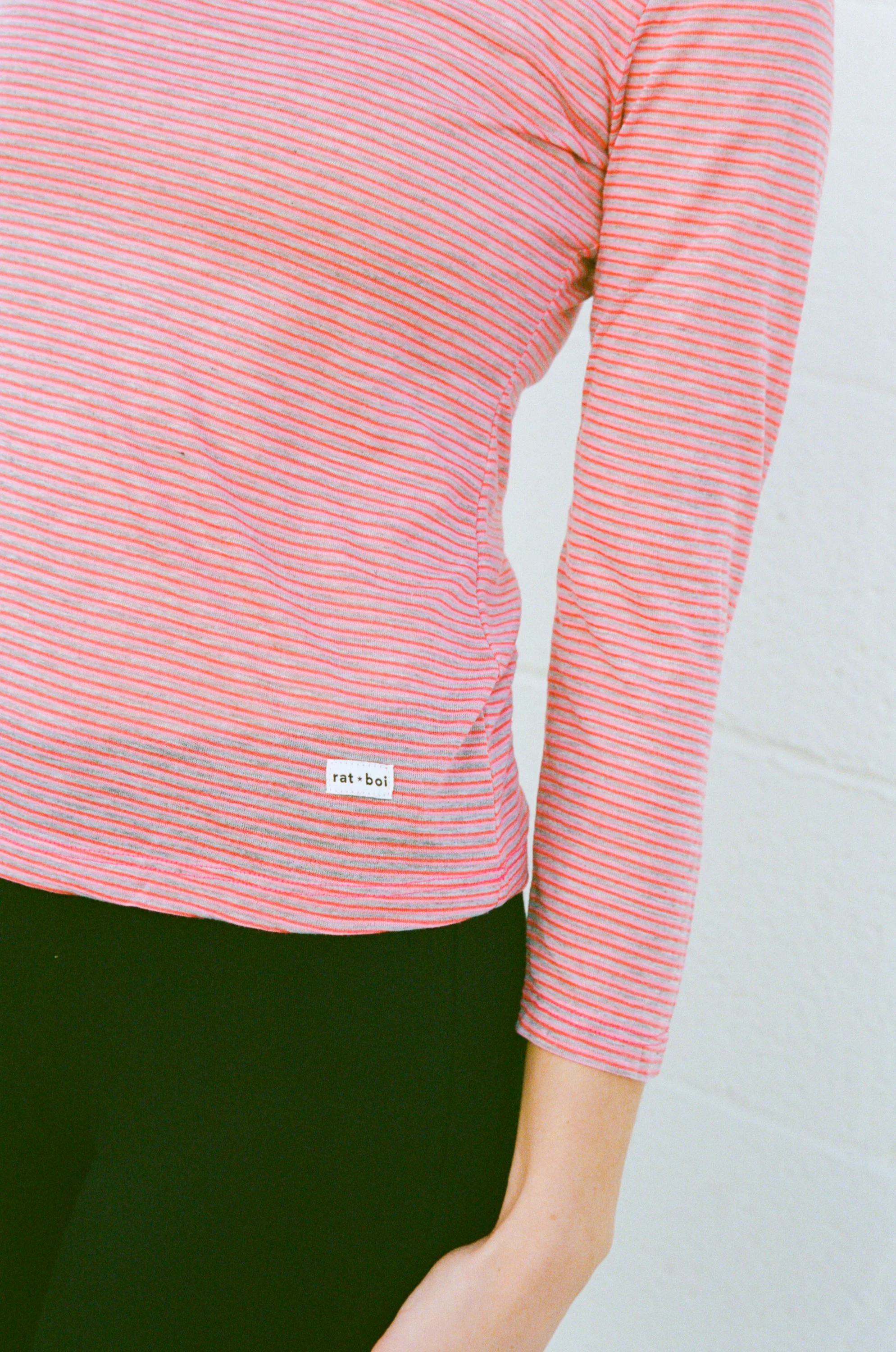 3/4 Sleeve Top - Lychee - Image 3