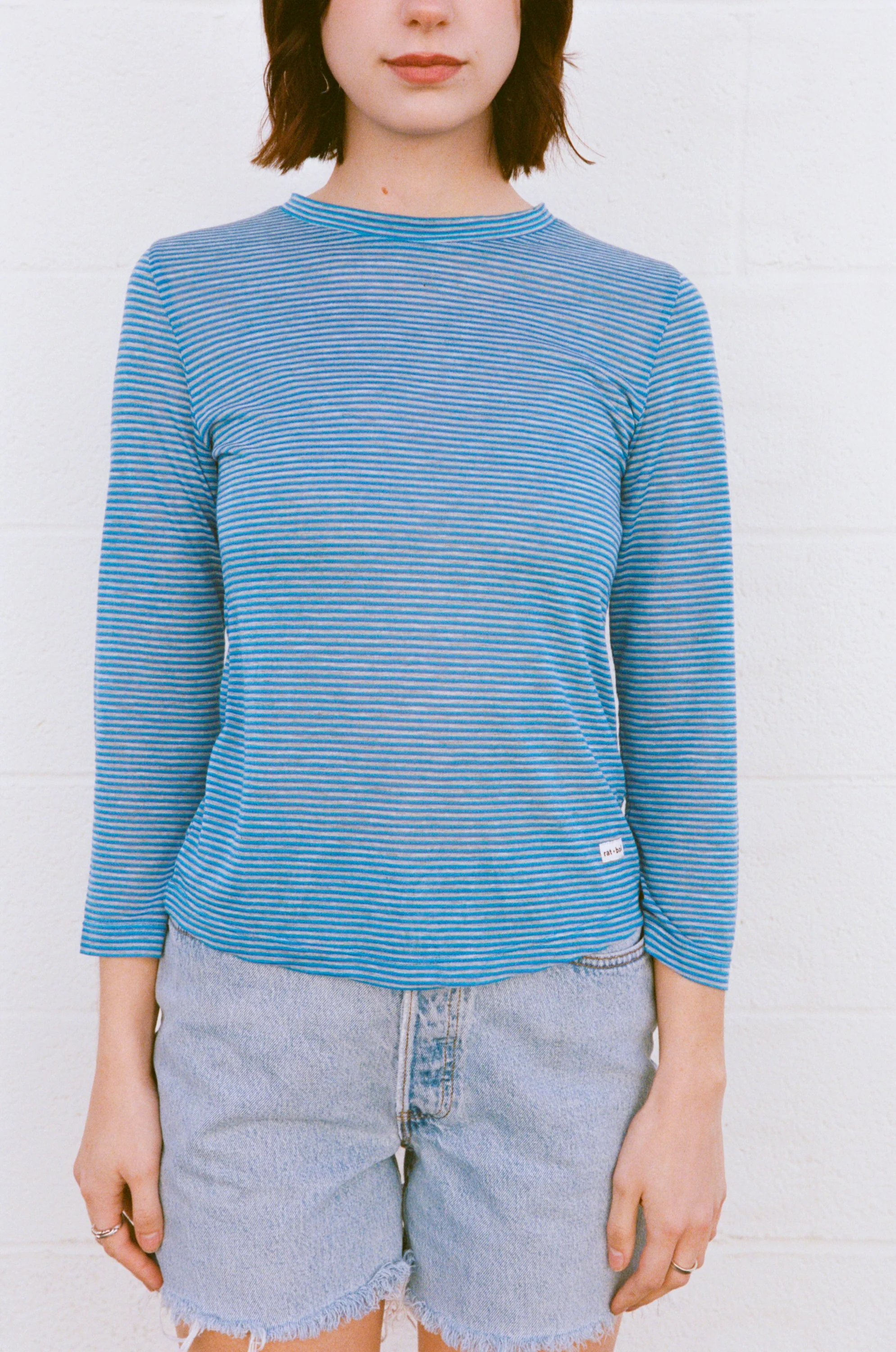 3/4 Sleeve Top - Raspberry - Image 2