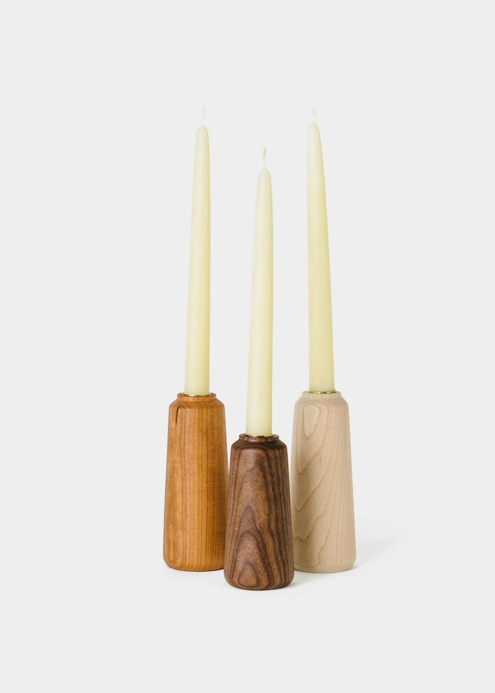 6" Candle Holder - Cherry - Image 2