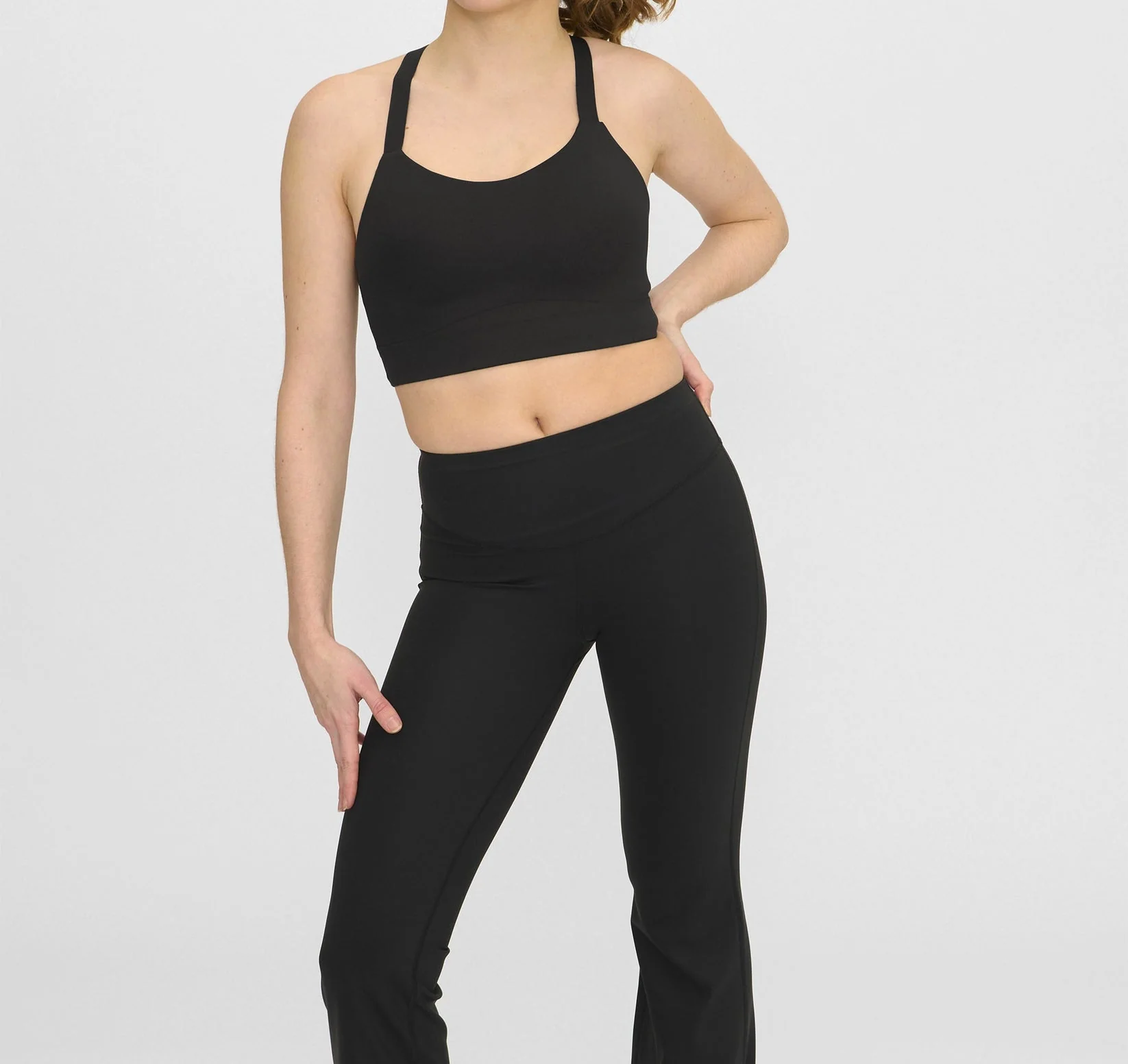 Active Cross Back Bra - Black