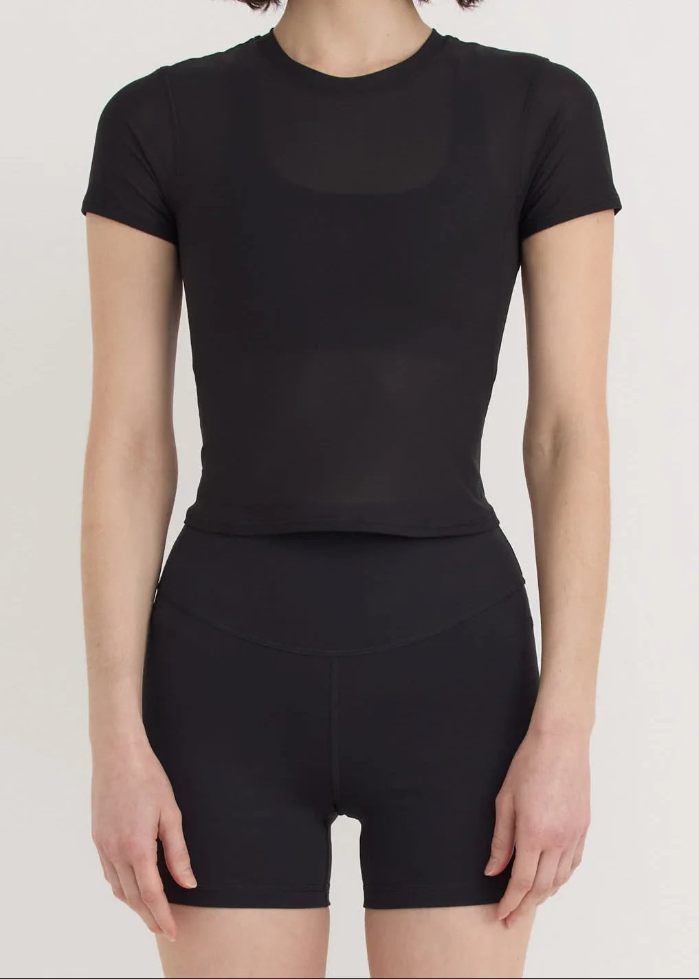 Active Mesh Tee - Black