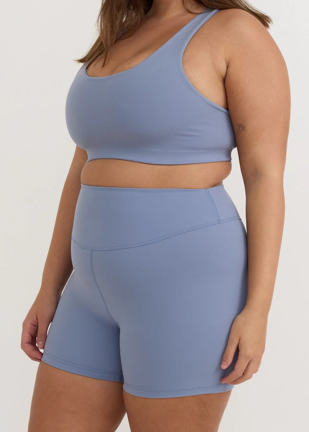 Active Run Shorts - Misty Blue