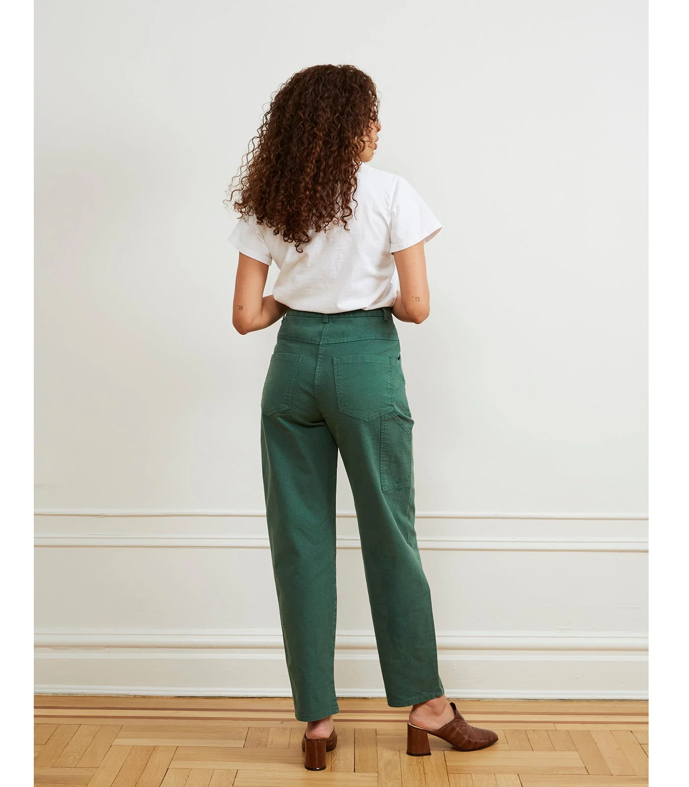 Agnes High Rise Painter Pants - Hunter - Image 2