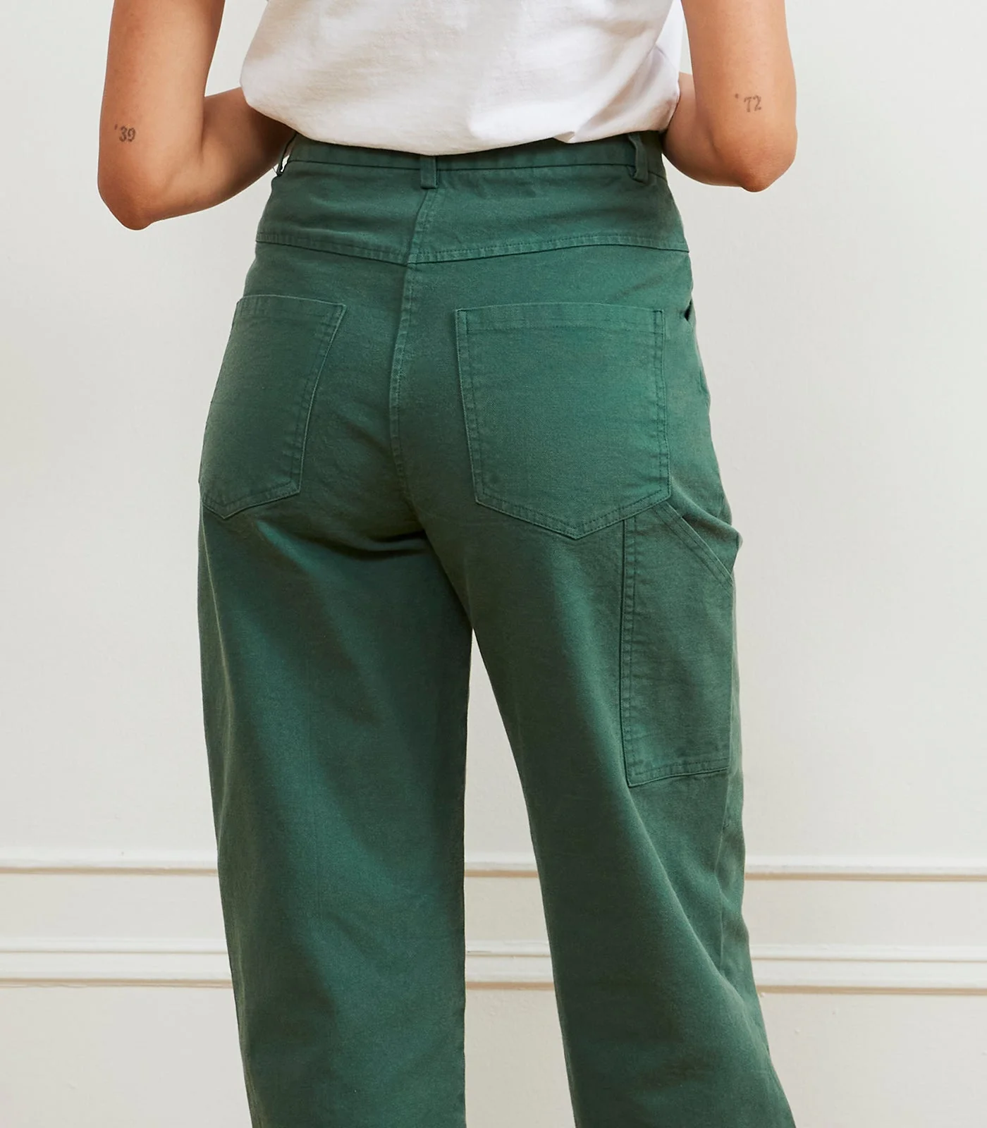 Agnes High Rise Painter Pants - Hunter - Image 3