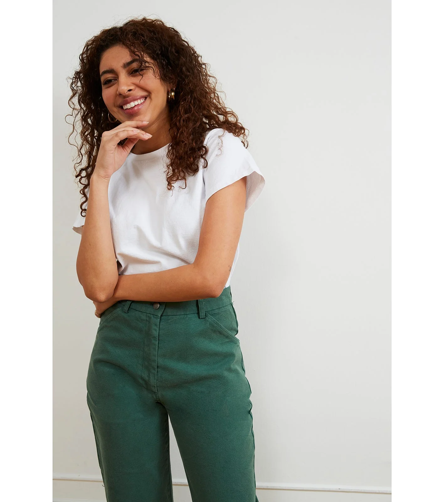 Agnes High Rise Painter Pants - Hunter - Image 5