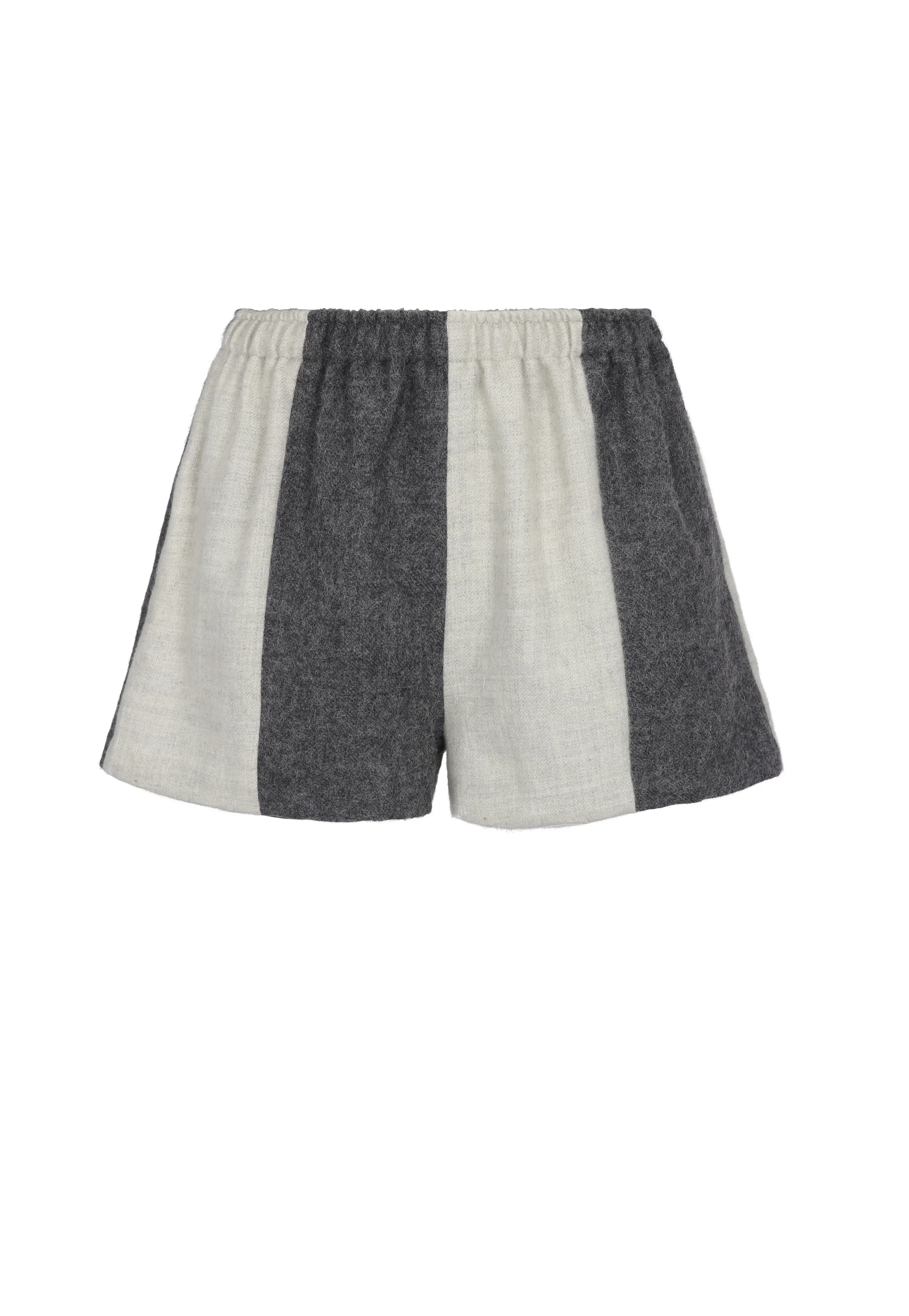 Alana Boxer Shorts - Grey Patchwork - Image 2