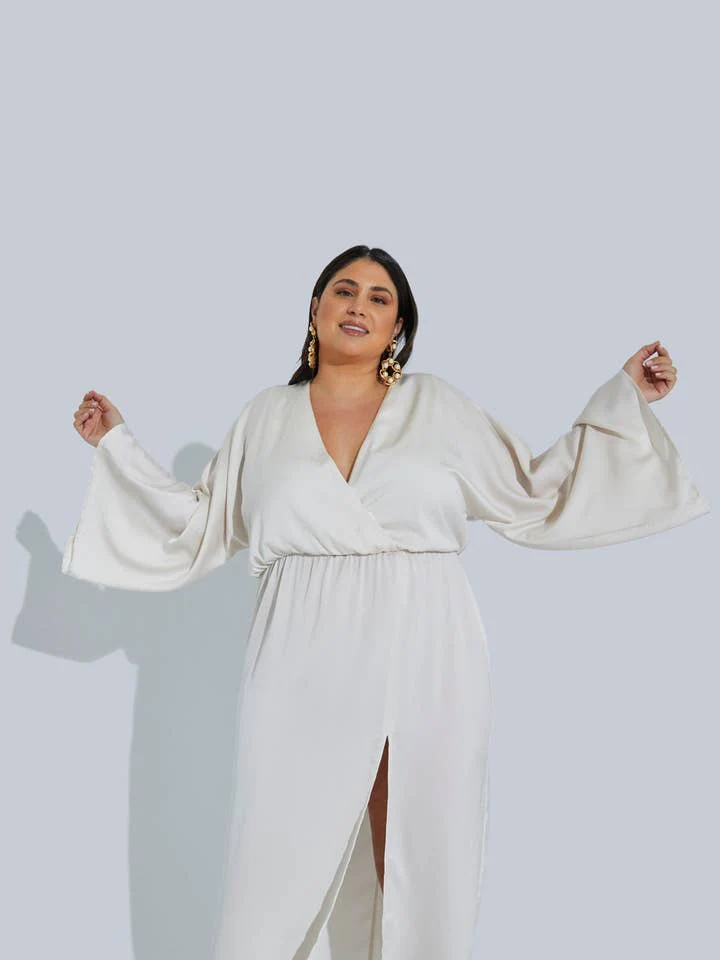 Alayiah Midi Dress - Ivory - Image 2