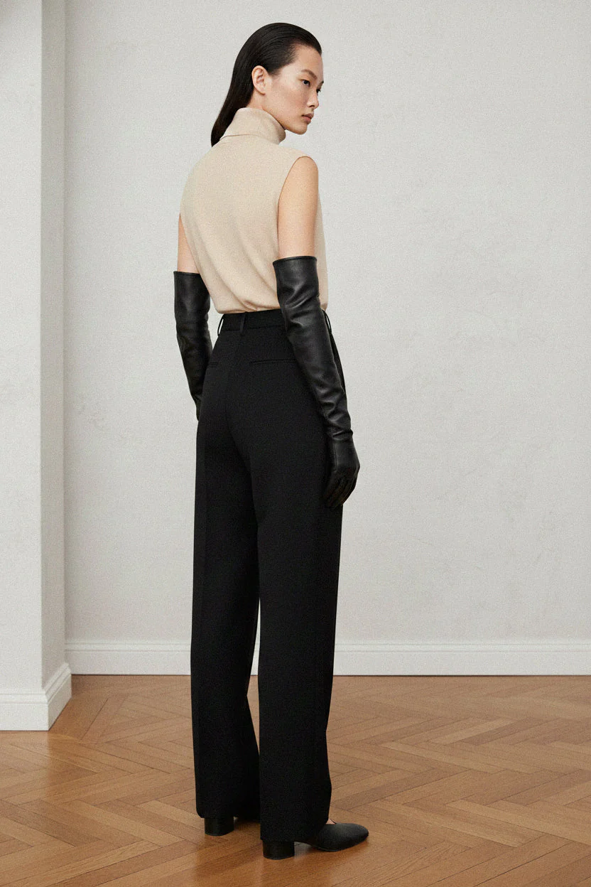 Alexandra Pants Wool Black - Image 4