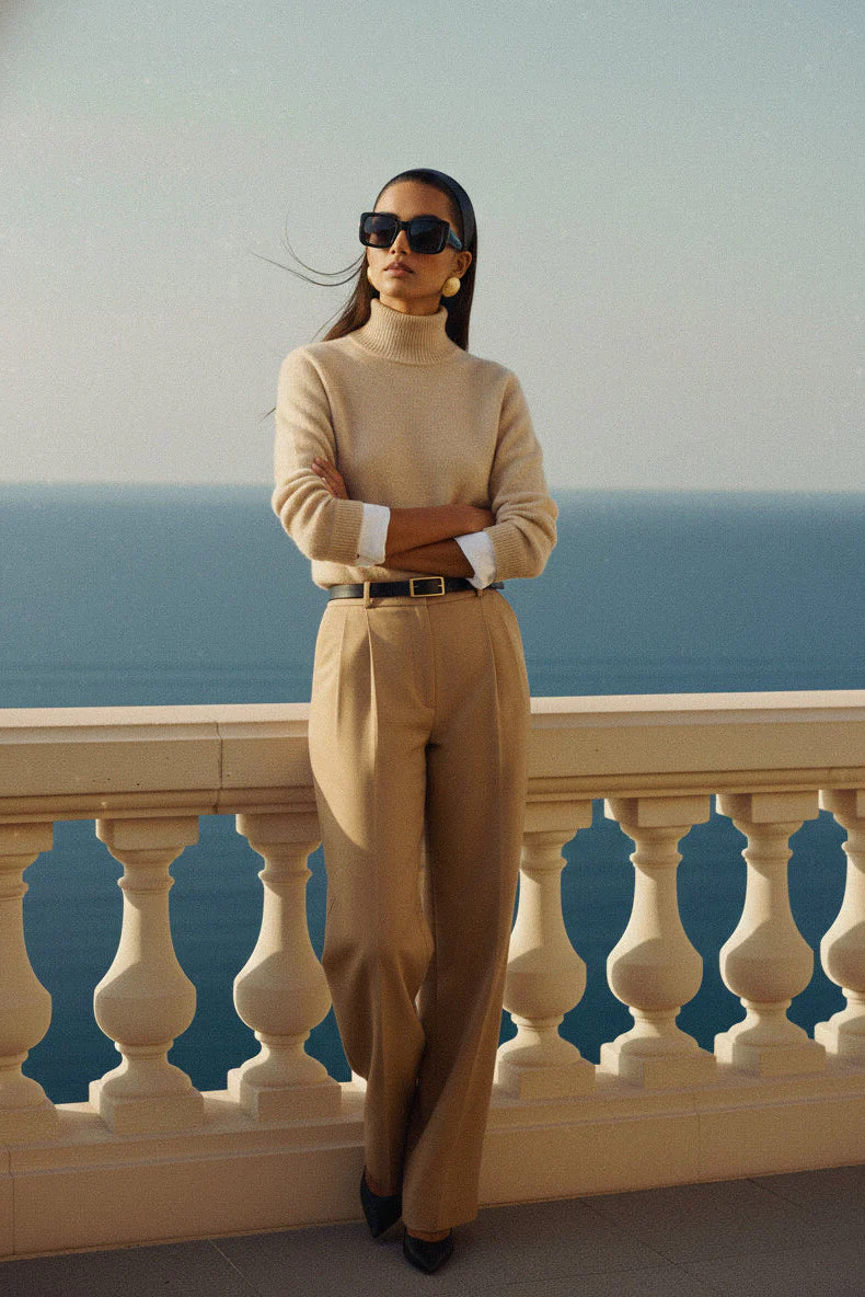 Alexandra Pants Wool Tan - Image 3