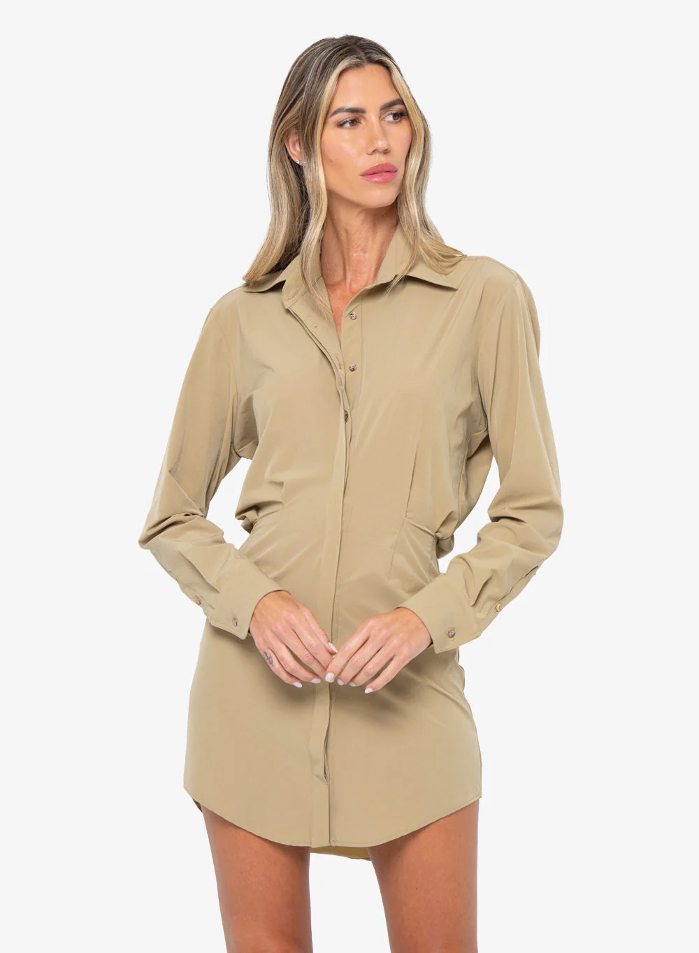 Althea Dress - Biscotti - Image 2