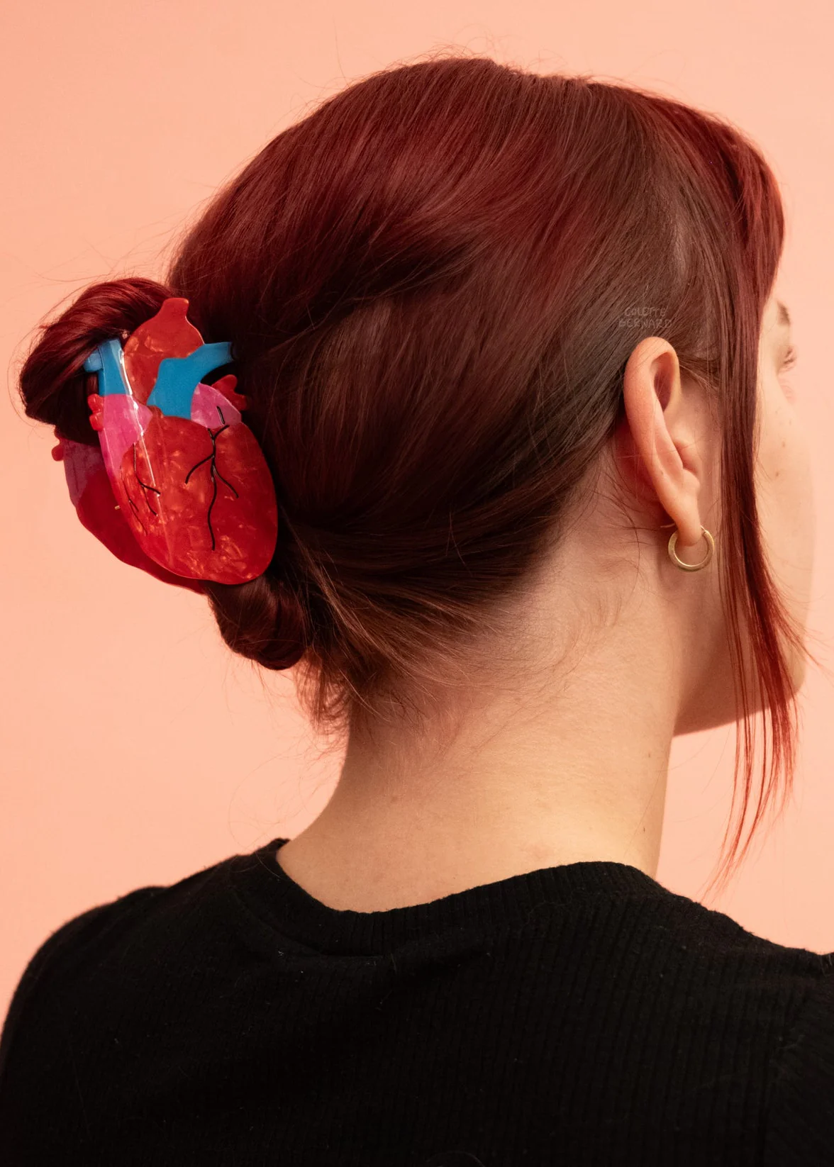 Anatomical Heart Hair Claw