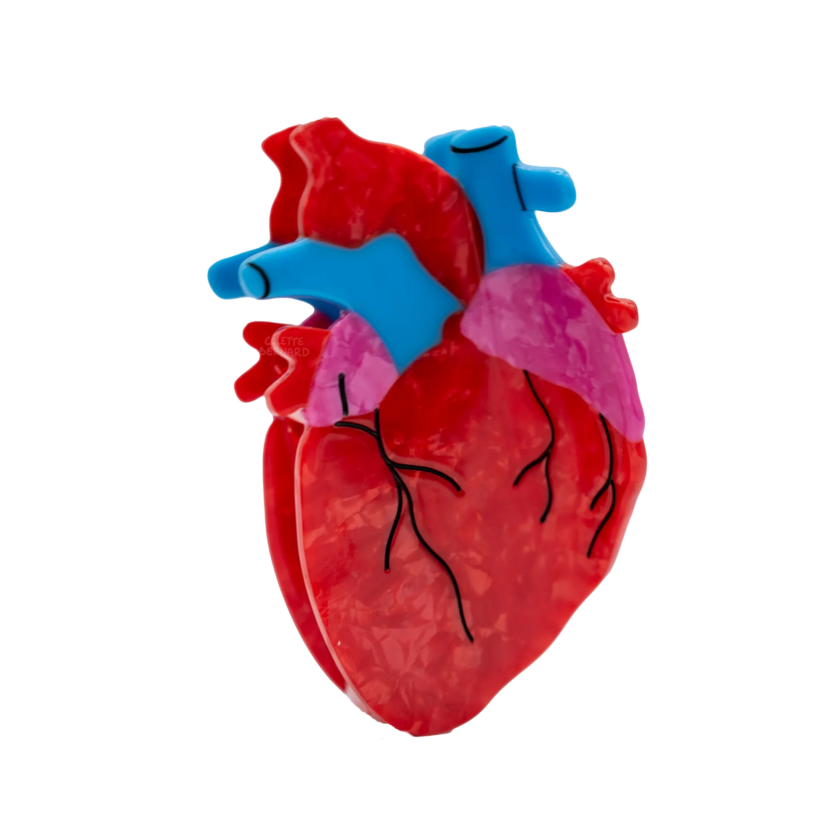 Anatomical Heart Hair Claw - Image 2