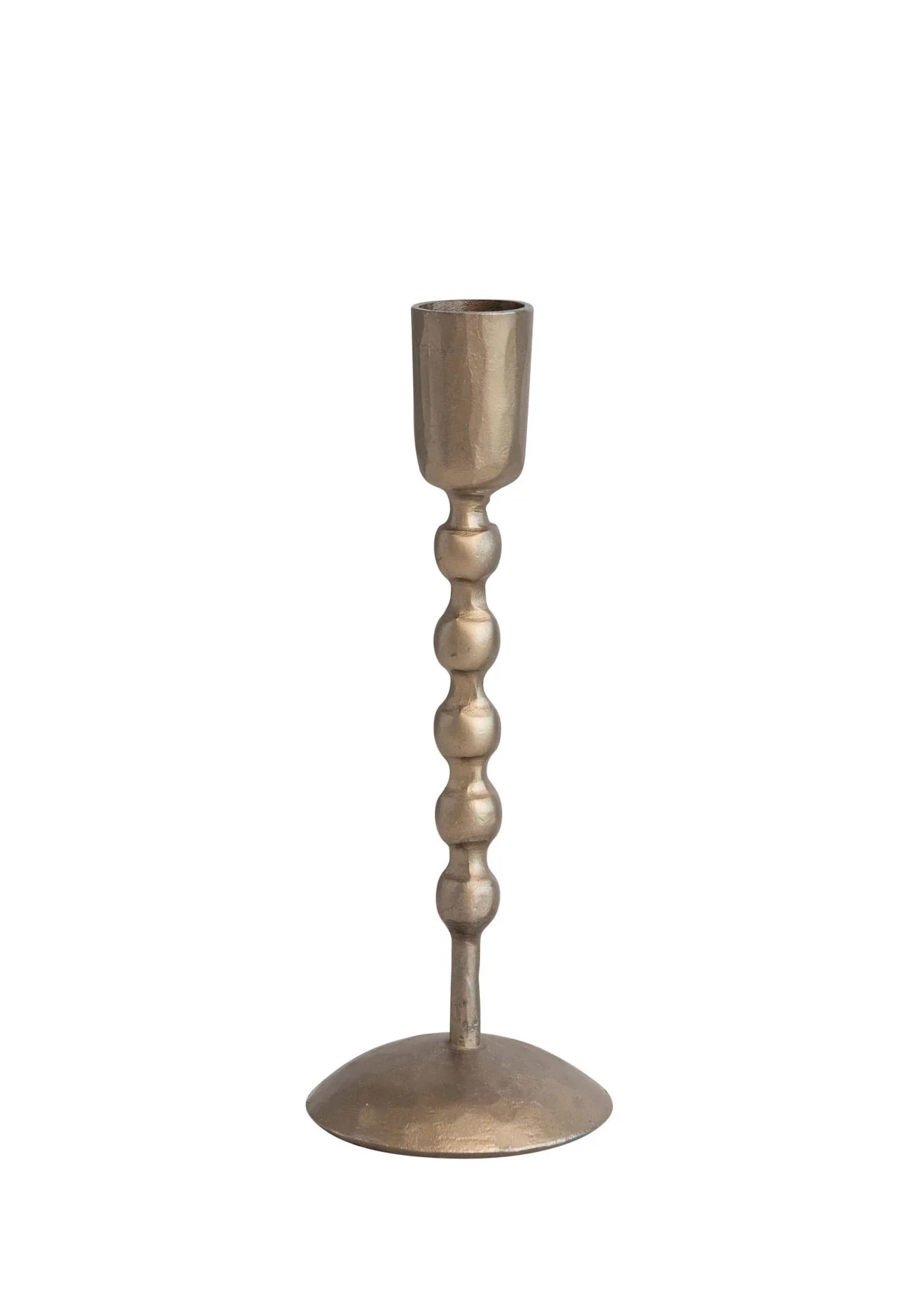 Antique Brass Taper Holder - 7" - Image 2
