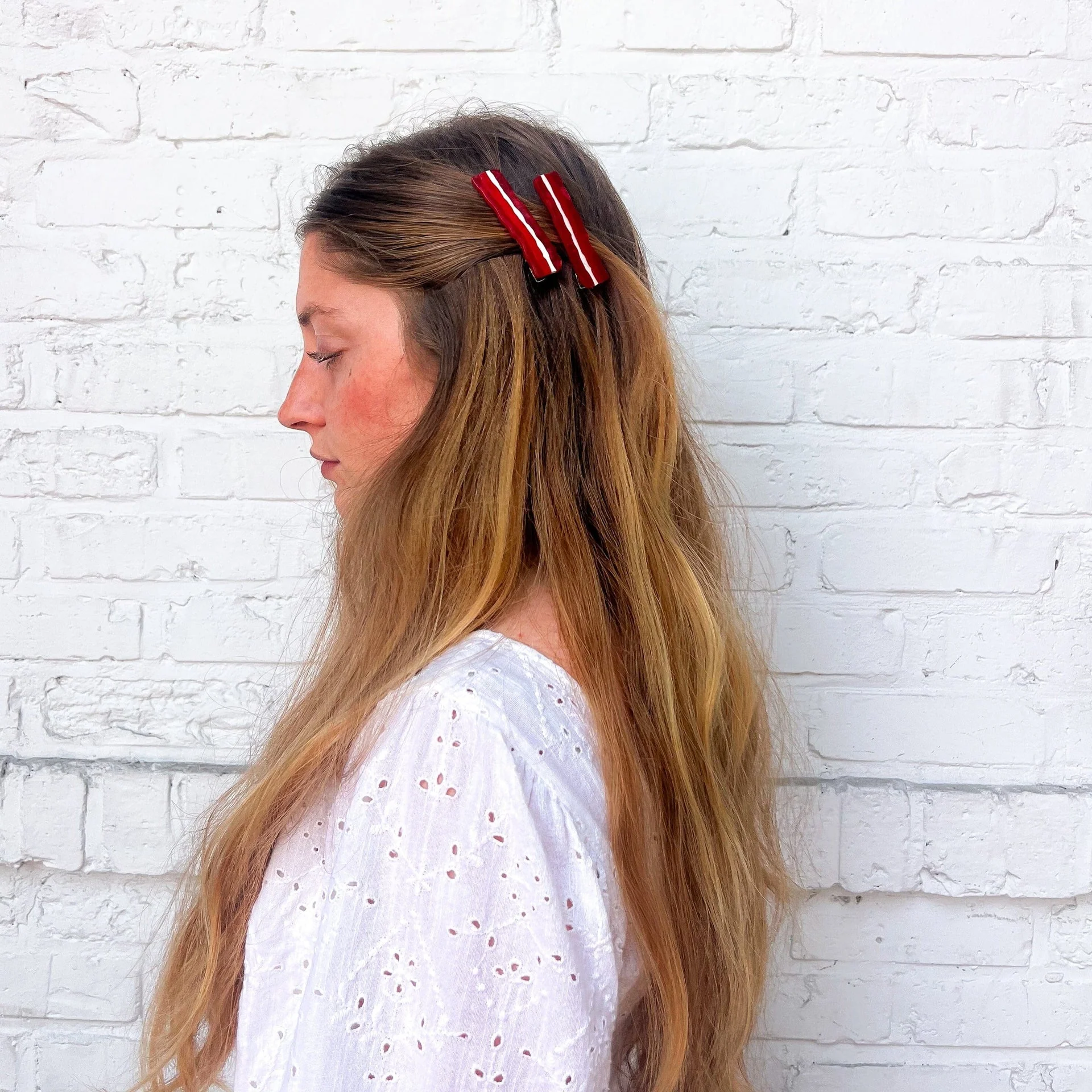 Bacon Alligator Hair Clip Set - Image 3