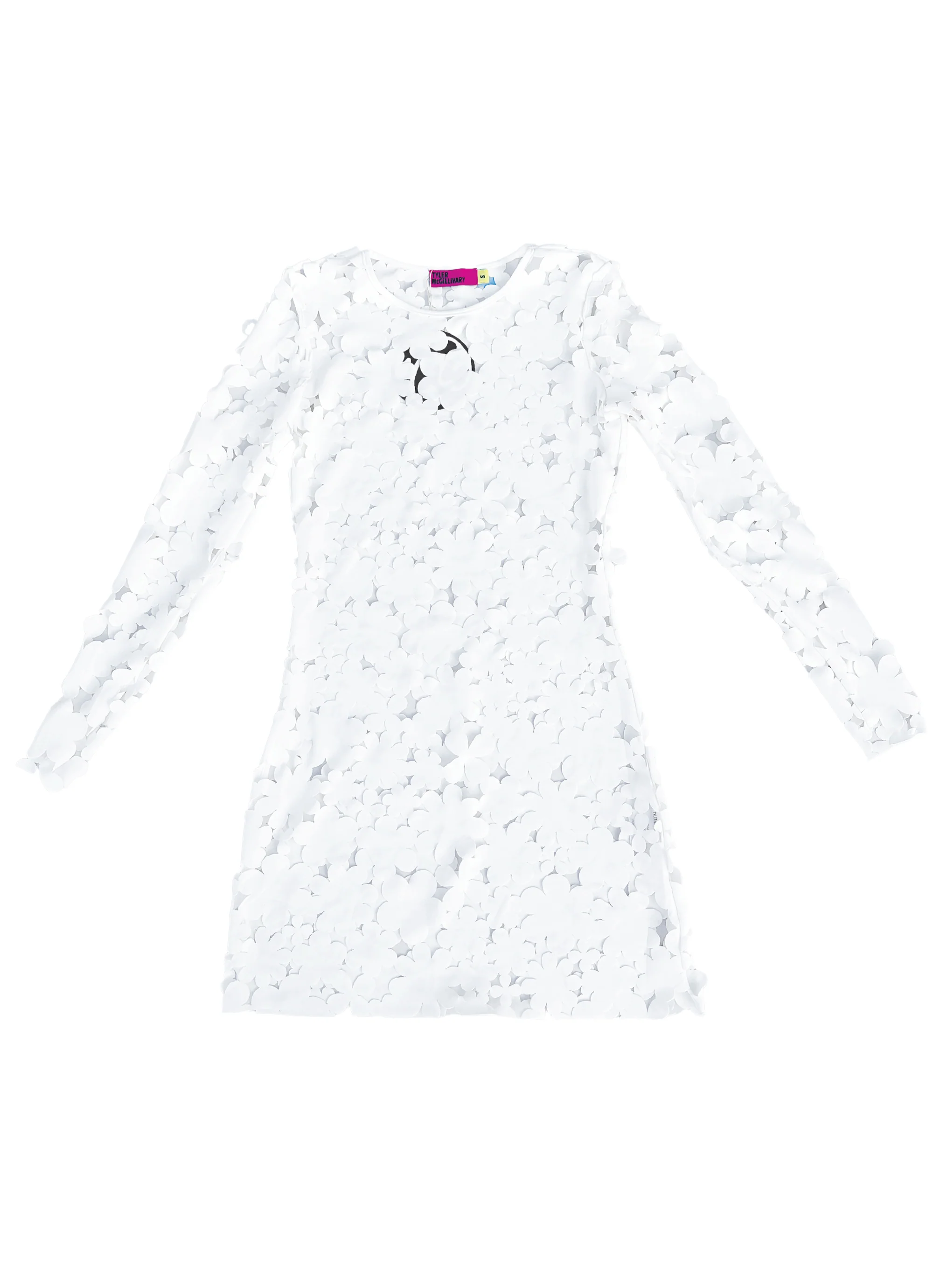Barry Dress - Off-White Cartoon Cutout - Image 2
