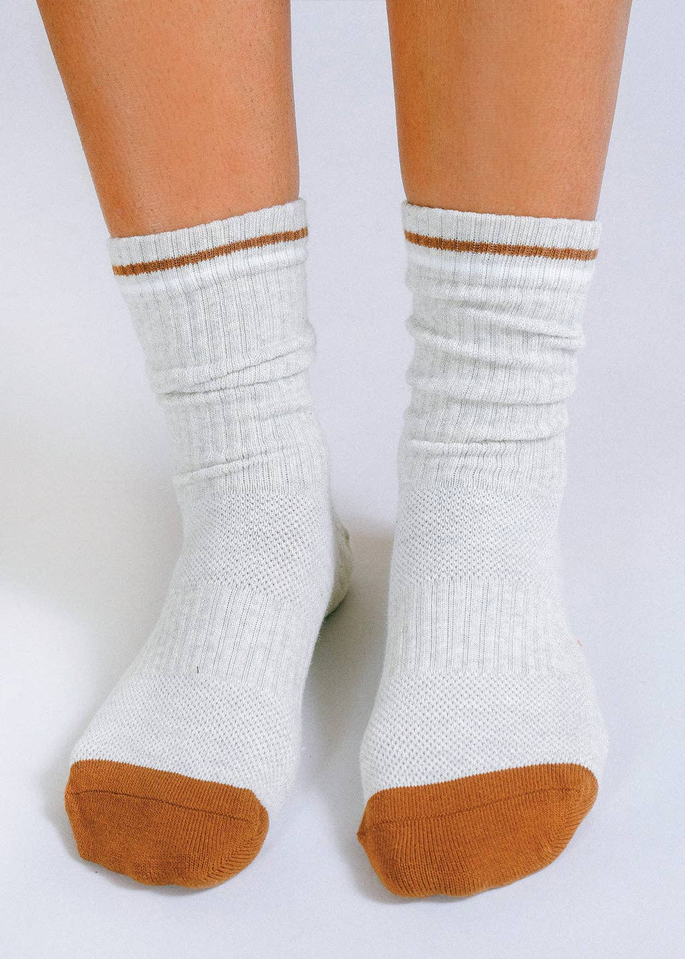 Basal Crew Sock - Heather Grey
