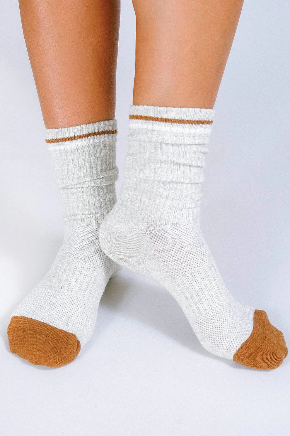 Basal Crew Sock - Heather Grey - Image 2