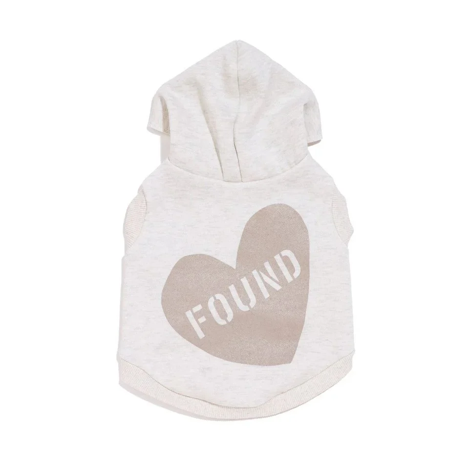 Big Full Heart Animal Hoodie - Heather/Gray
