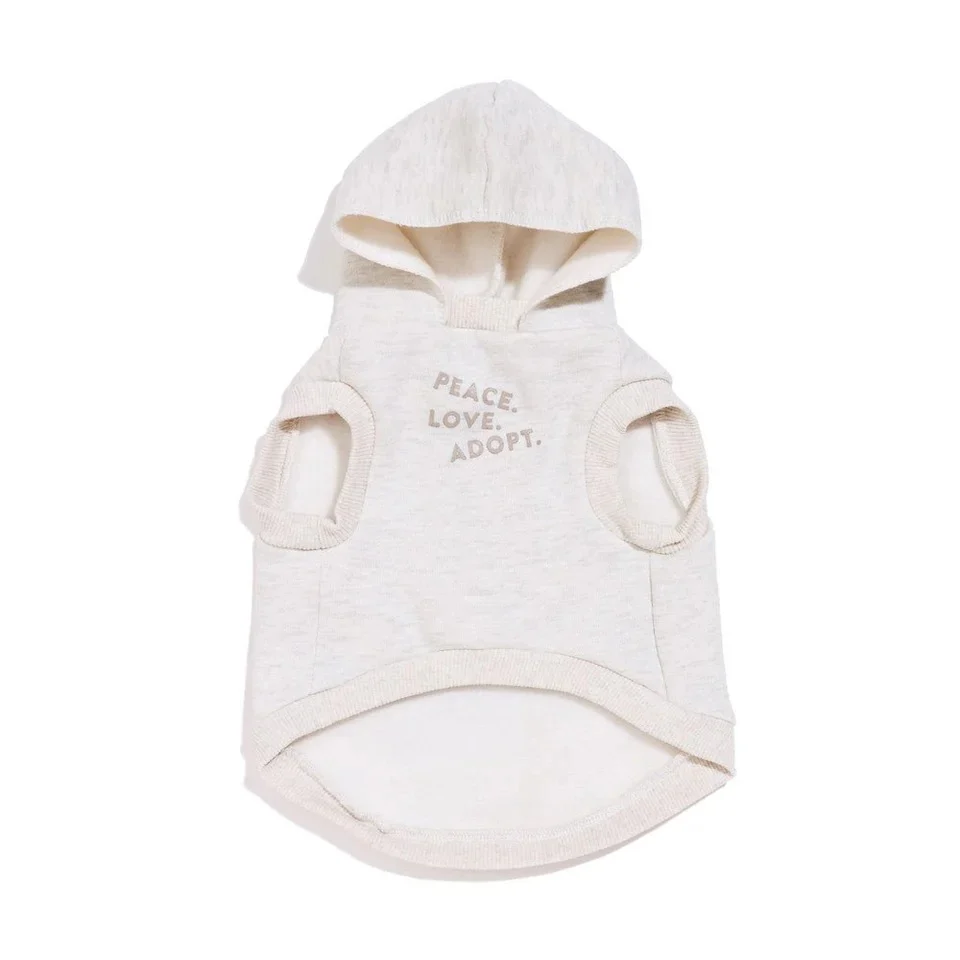 Big Full Heart Animal Hoodie - Heather/Gray - Image 2