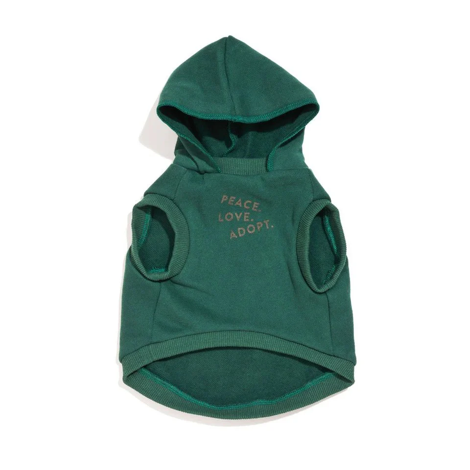 Big Full Heart Animal Hoodie - Hunter Green/Pine - Image 2
