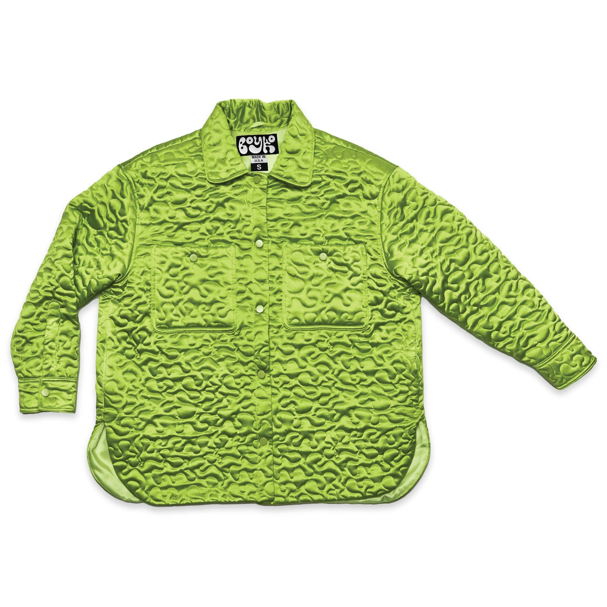 Billie Jacket Quilted - Lime - Image 4