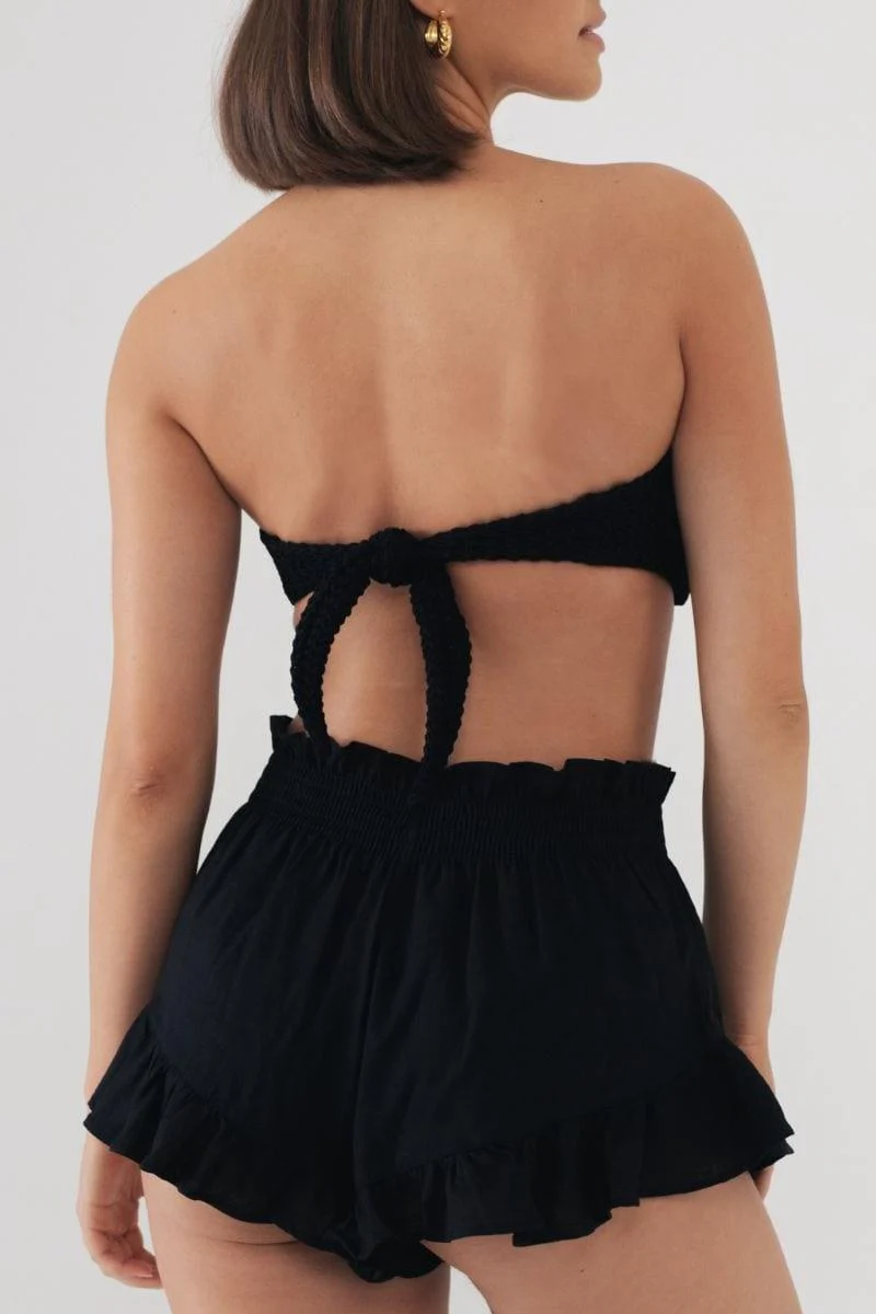 Black Boho Short - Image 4