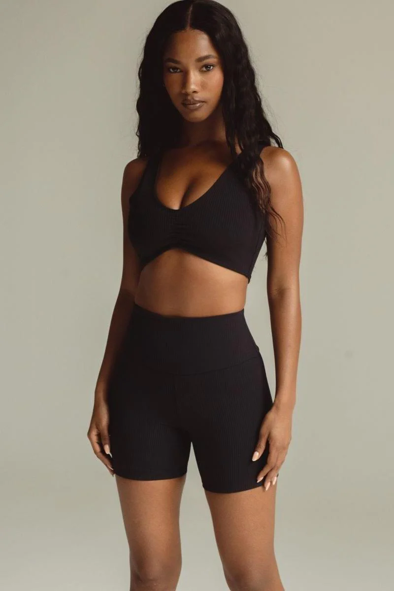 Black Rib Kim Variation Bikini Top - Image 4