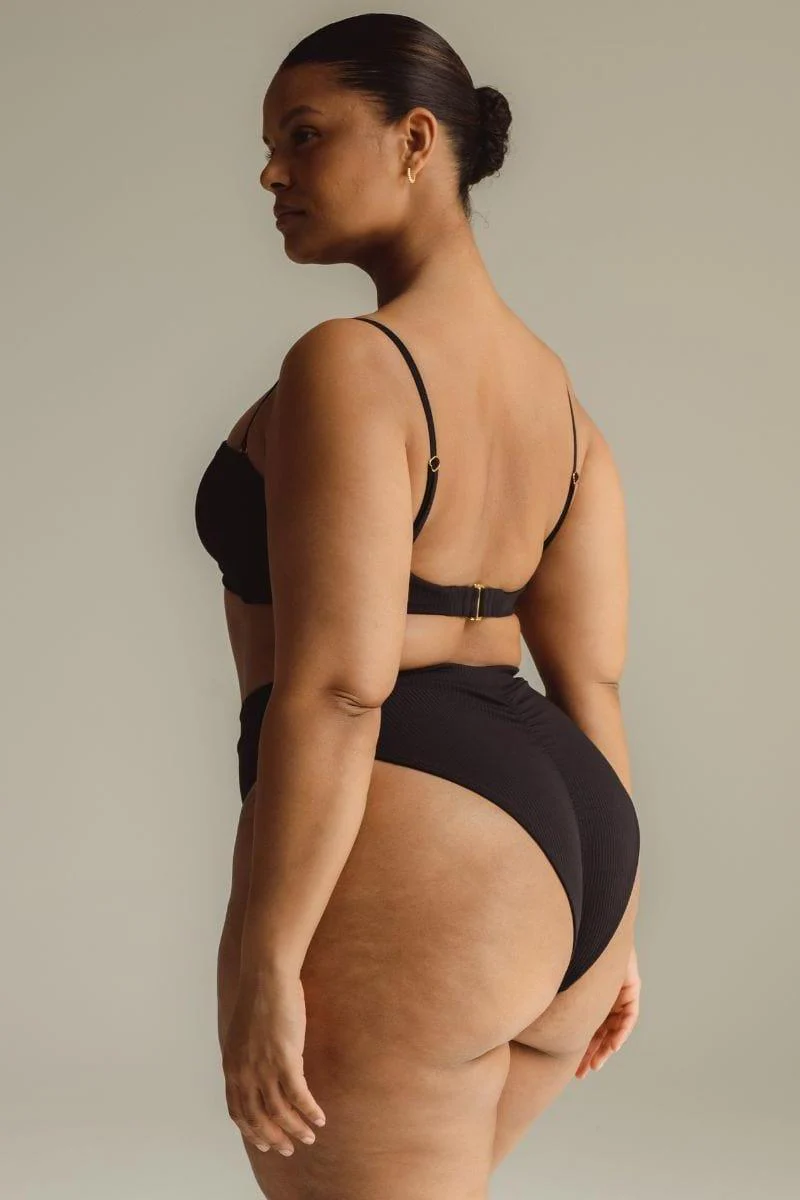 Black Rib Summer Bikini Top - Image 11