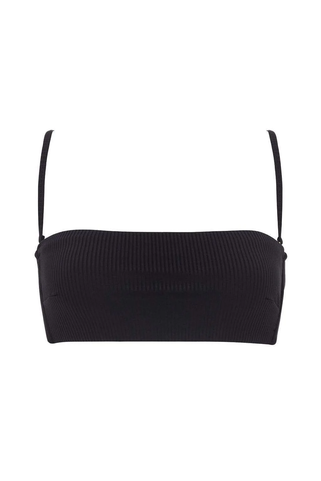 Black Rib Summer Bikini Top - Image 2