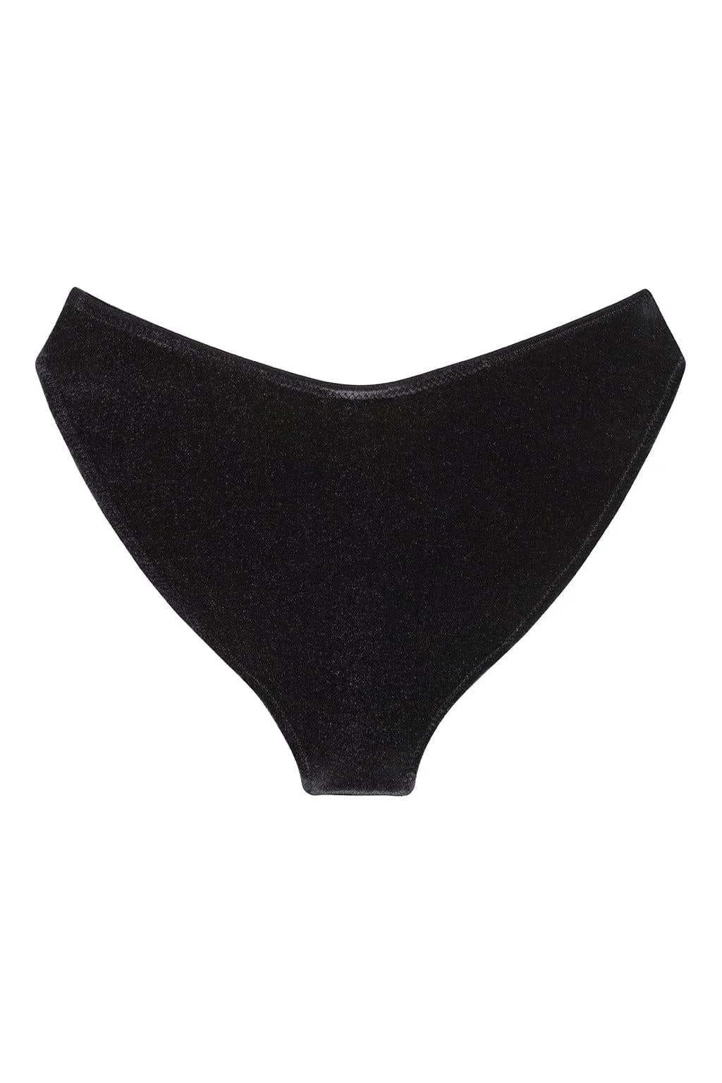 Black Velvet Added Coverage Lulu Bikini Bottom - Image 3