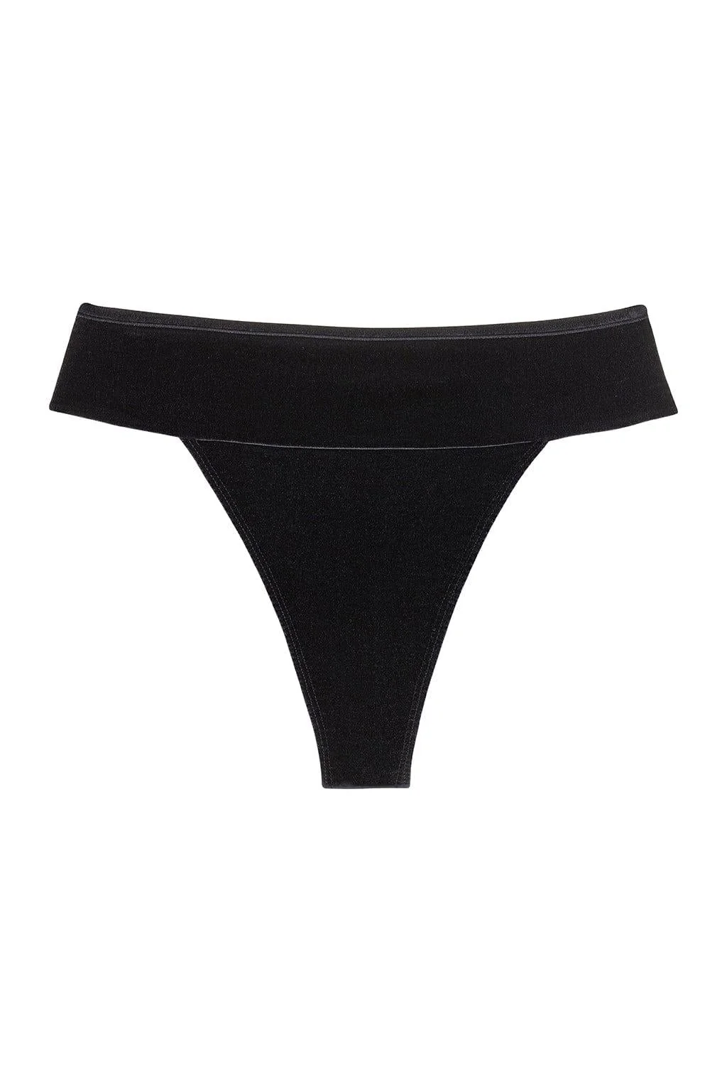 Black Velvet Tamarindo Binded Bikini Bottom - Image 2