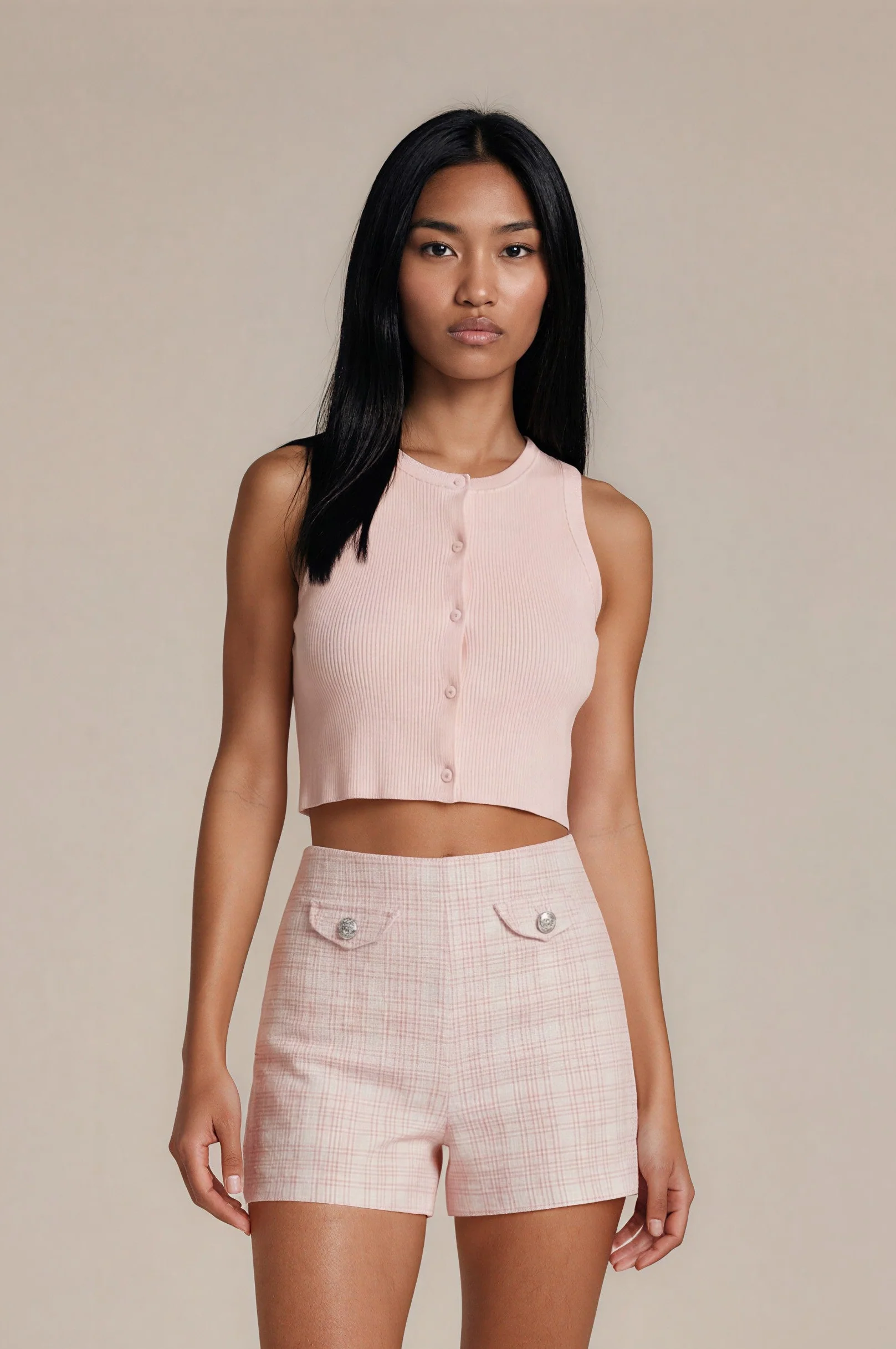 Bobbi Vest - Rose Pink