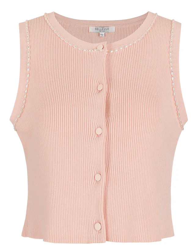 Bobbi Vest - Rose Pink - Image 3