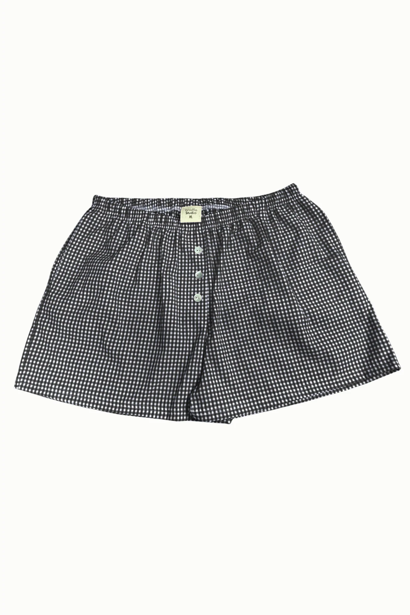 Boxer Shorts Black Gingham - Image 6