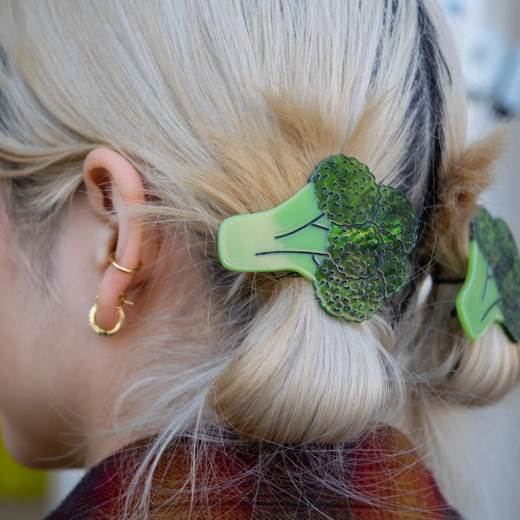 Broccoli Alligator Hair Clip - Image 3