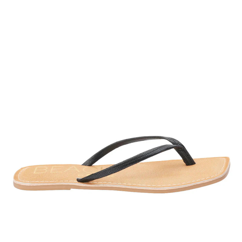 Bungalow Sandal - Black Lizard - Image 4
