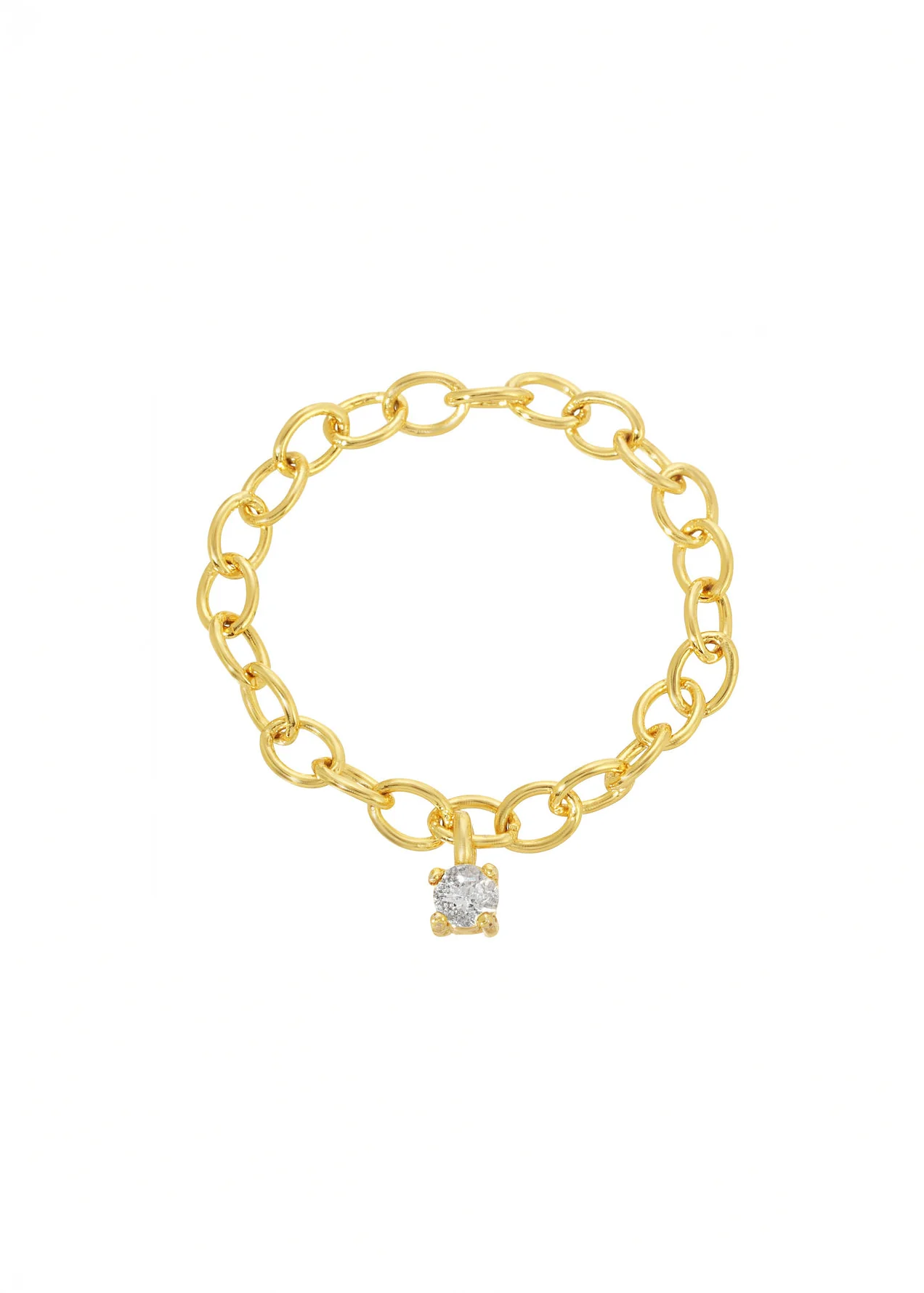 Cadena Gem Ring - Gold Aquamarine