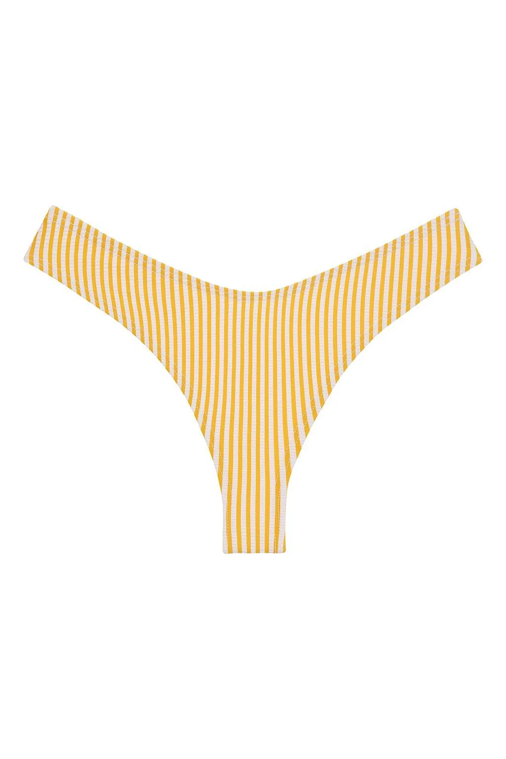 Canary Stripe Lulu Bikini Bottom - Image 2