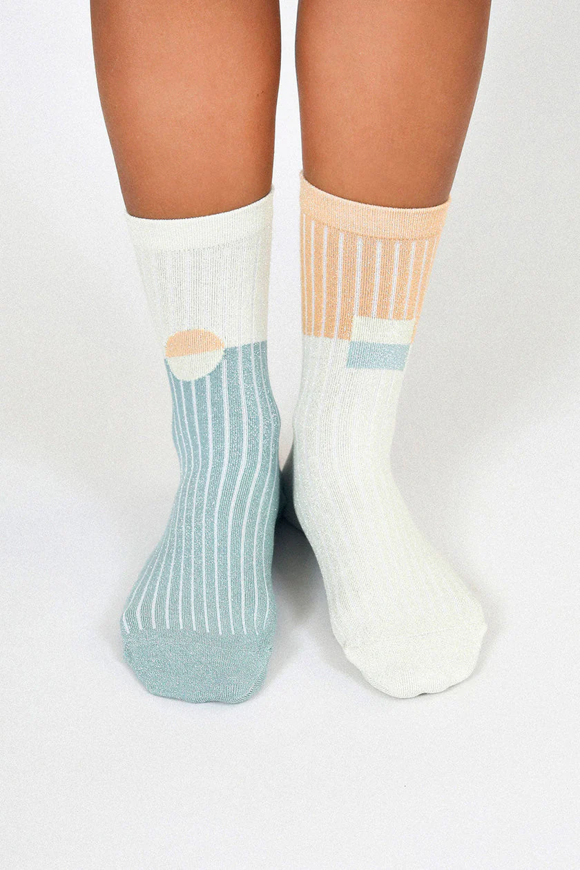 Casey Socks - Seafoam