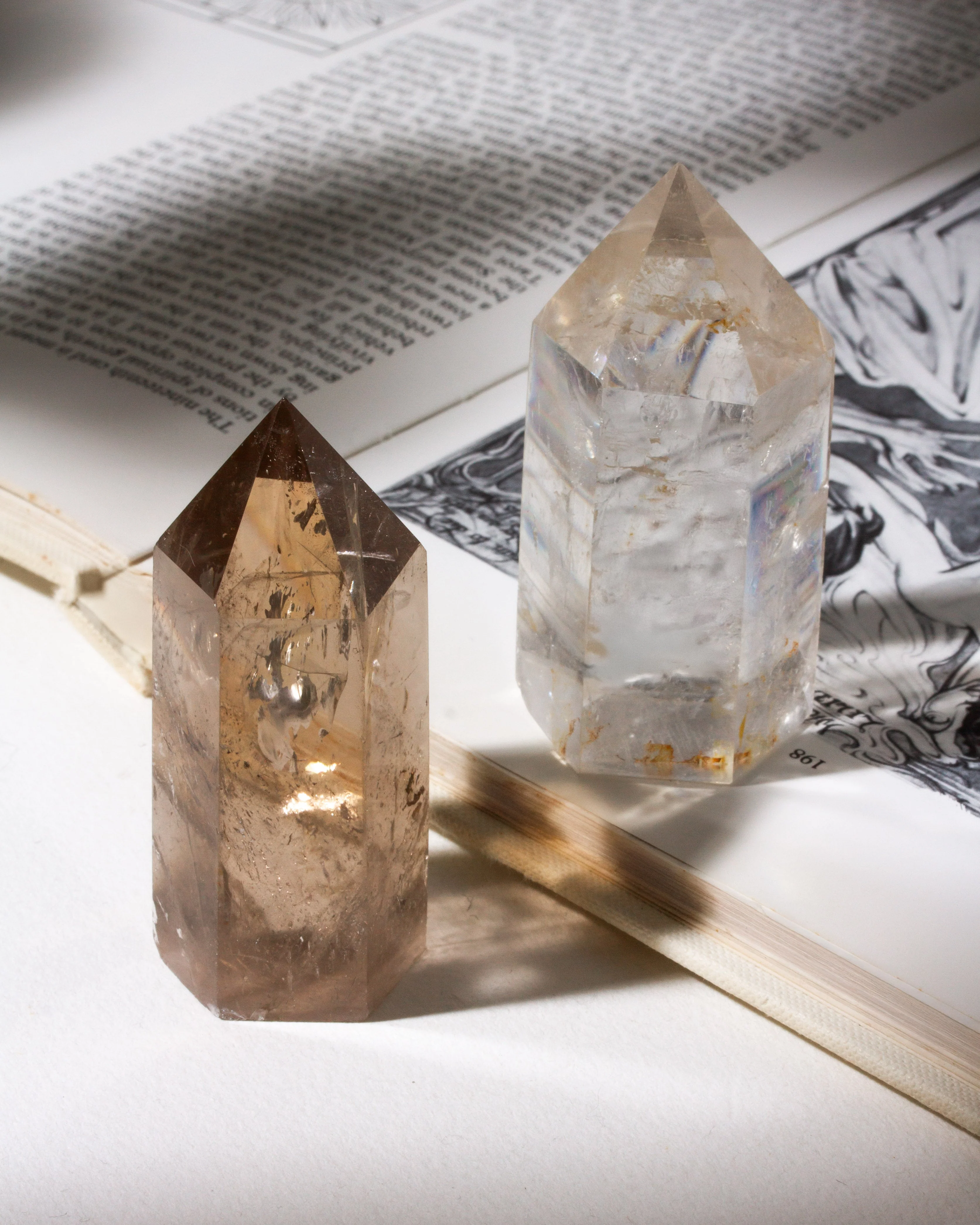 Celestial Clear Quartz Gemstone Tower