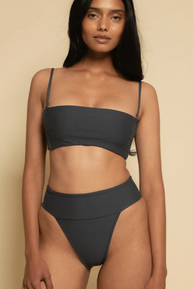 Charcoal Summer Variation Bikini Top