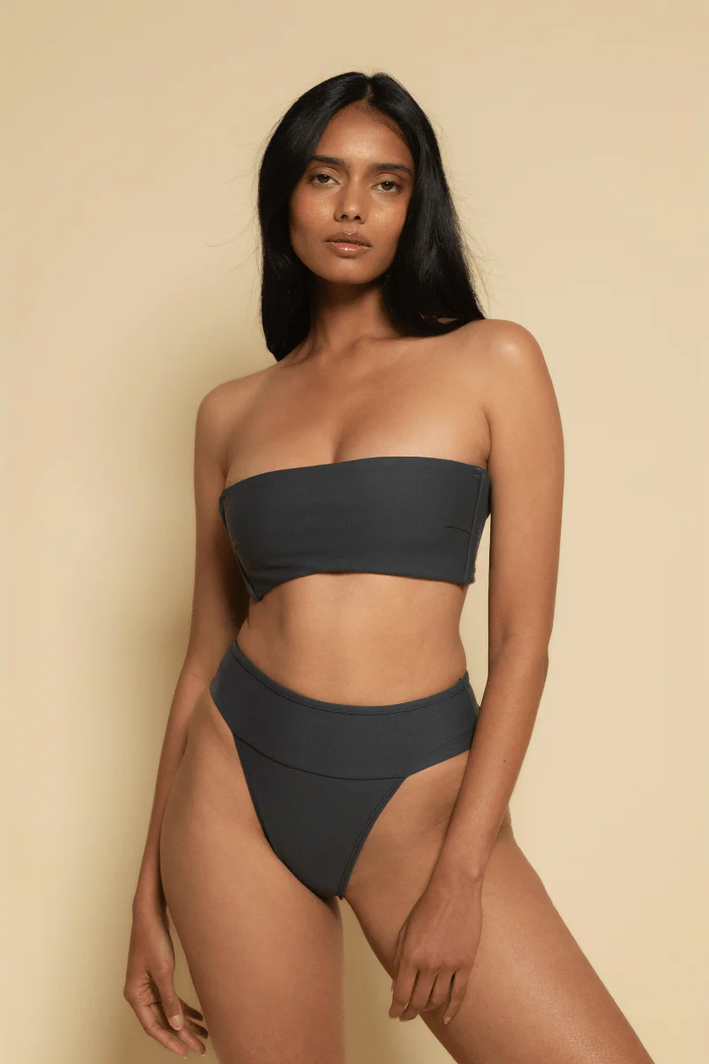 Charcoal Summer Variation Bikini Top - Image 5