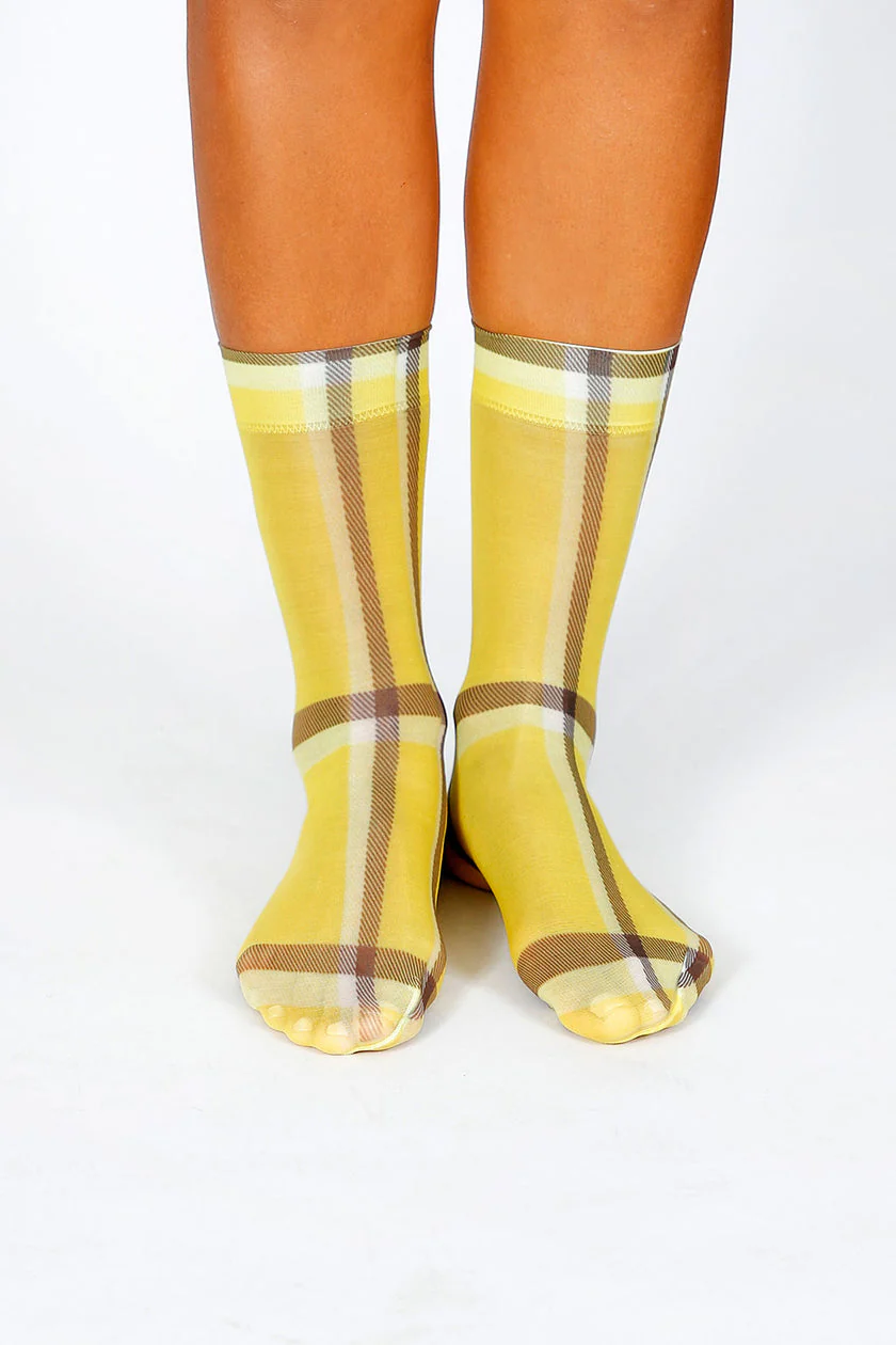 Cher Socks - Yellow - Image 2