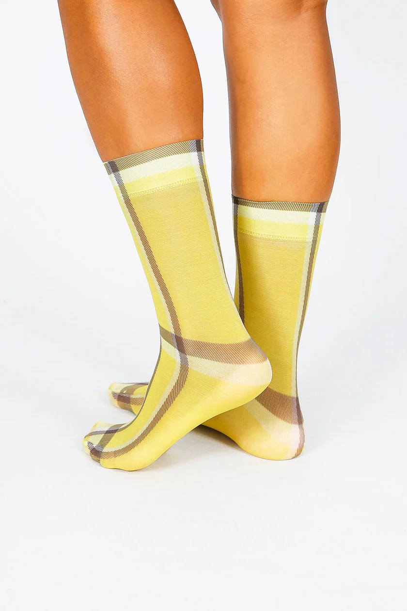 Cher Socks - Yellow - Image 3