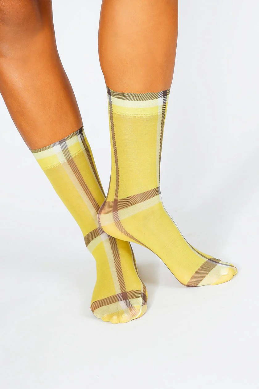 Cher Socks - Yellow - Image 4