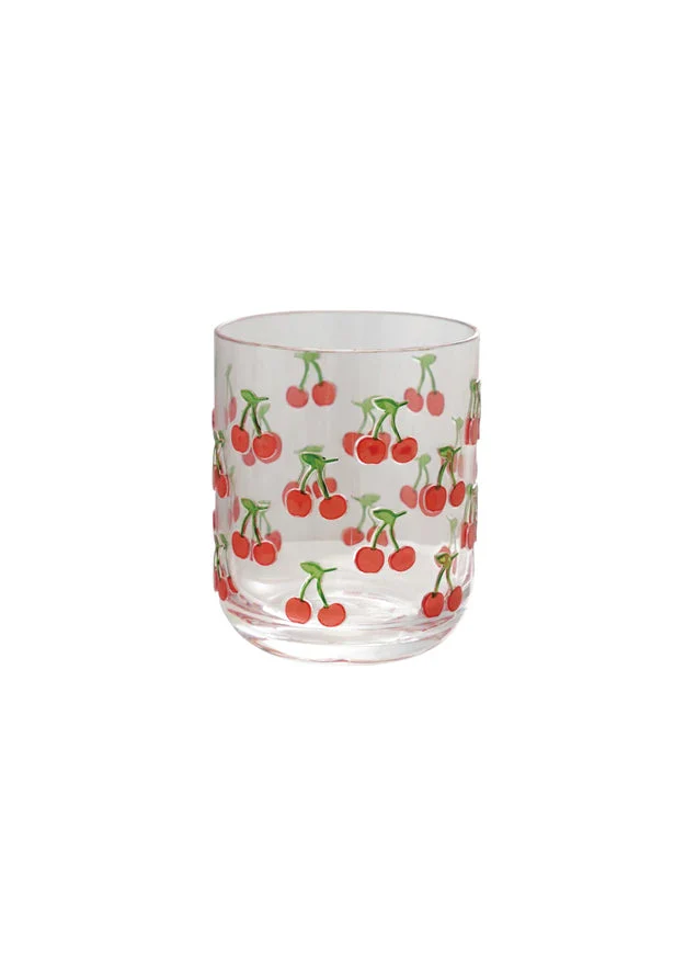 Cherries Glass