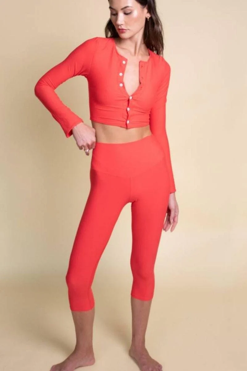 Cherry Zoe Capri Legging - Image 6