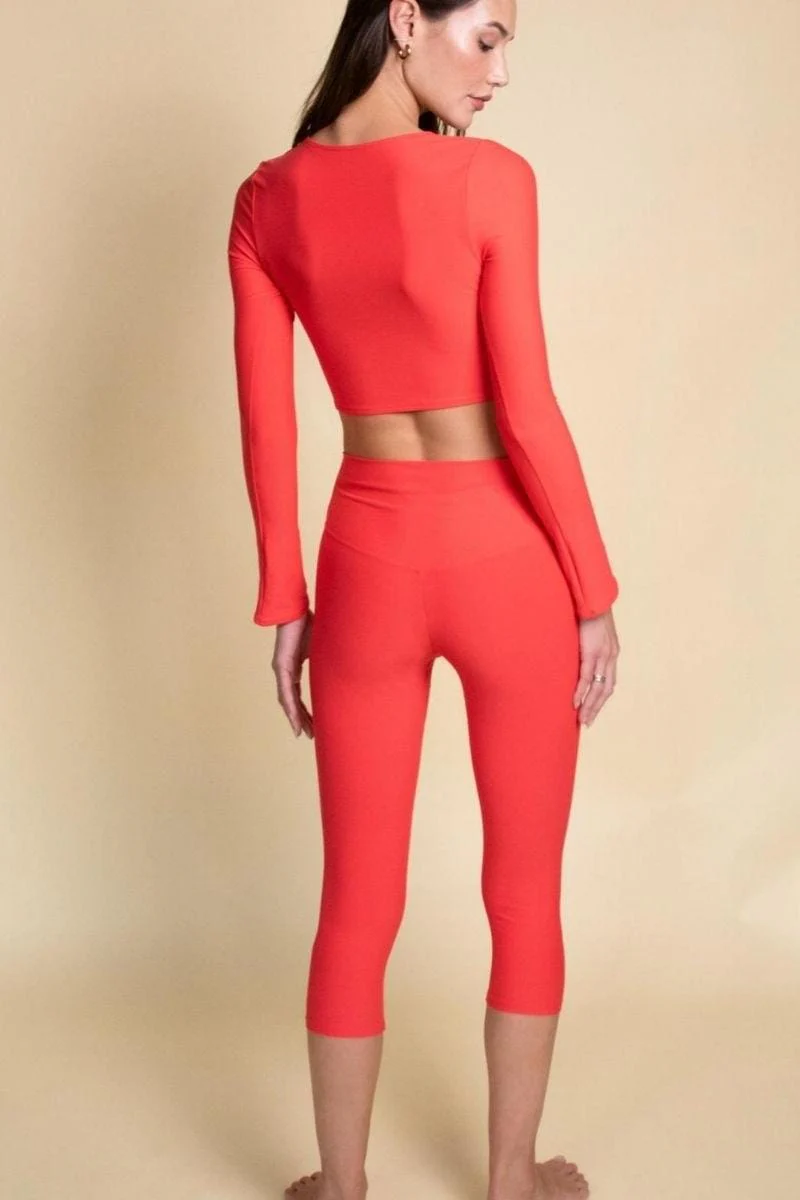 Cherry Zoe Capri Legging - Image 7